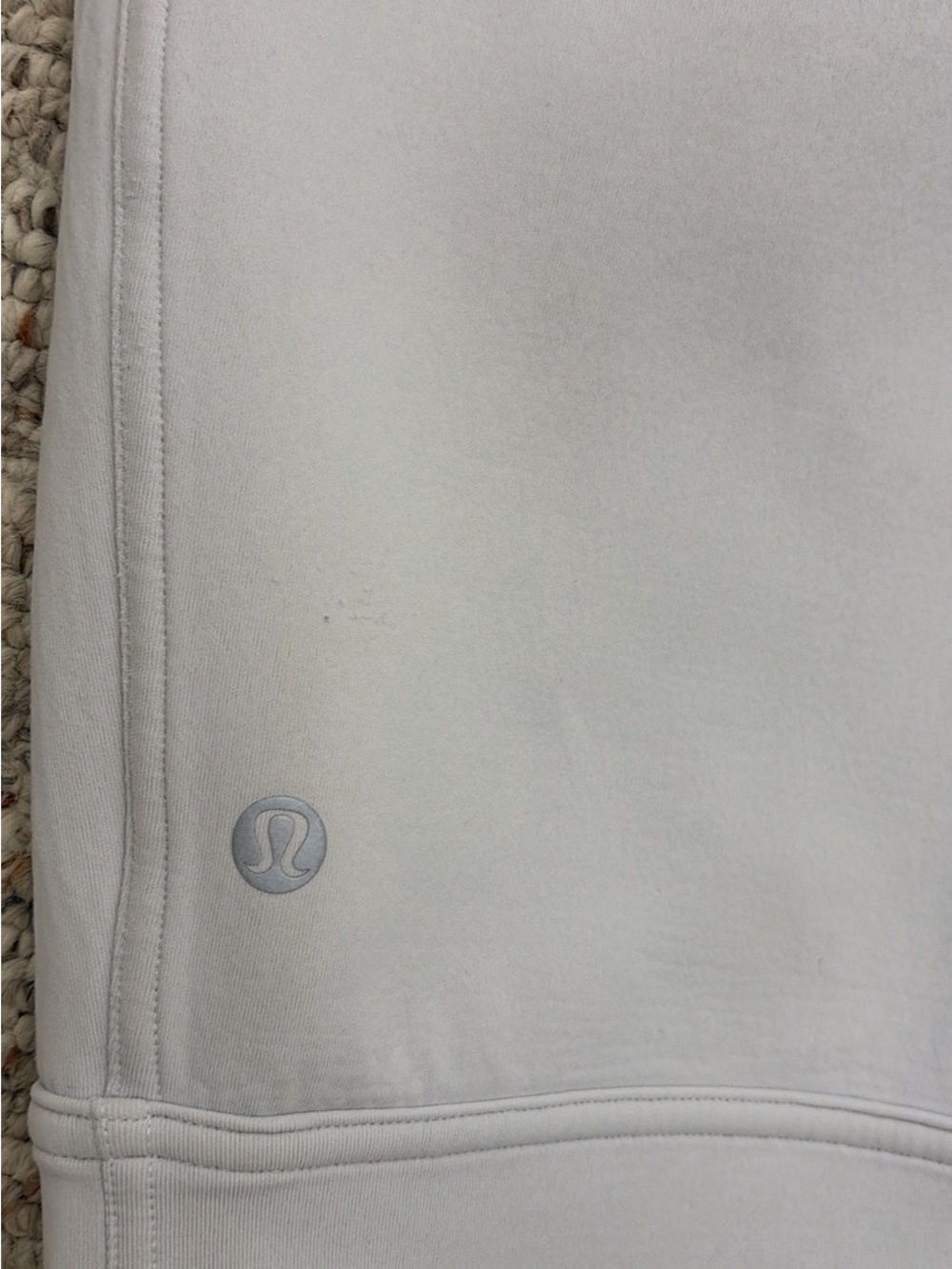 lululemon athletica Light Blue/Green Cropped scuba Hoodie Jacket - Picture 8 of 8